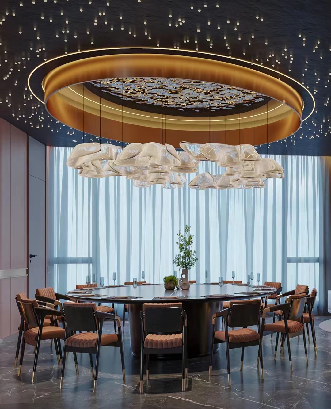 Interior Designer’s Guide to Choosing a Chandelier for Hotel Ballroom Dutti LED